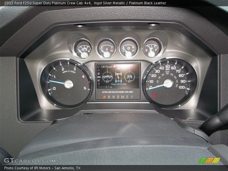  2013 F250 Super Duty Platinum Crew Cab 4x4 Platinum Crew Cab 4x4 Gauges