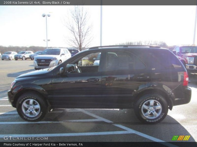 Ebony Black / Gray 2008 Kia Sorento LX 4x4
