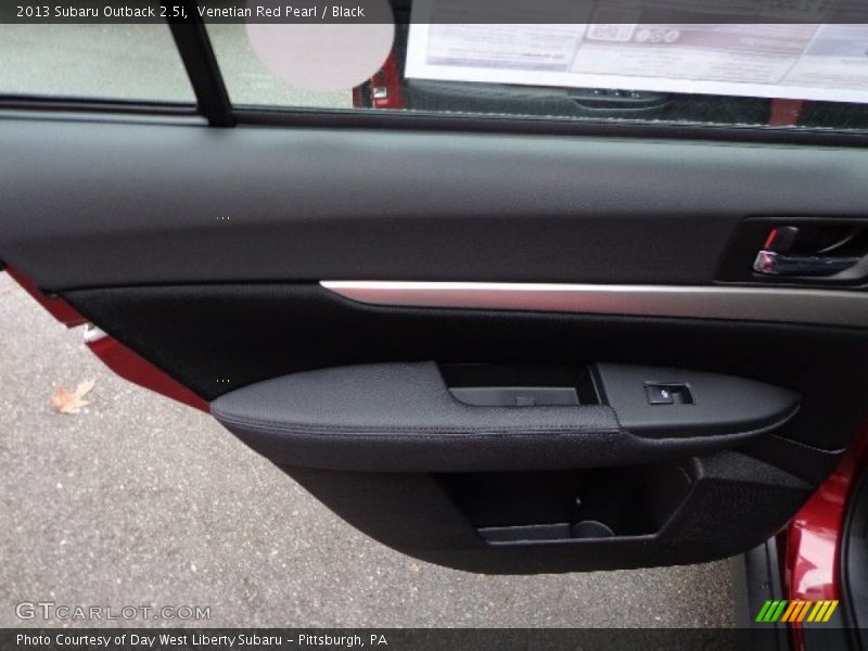 Venetian Red Pearl / Black 2013 Subaru Outback 2.5i