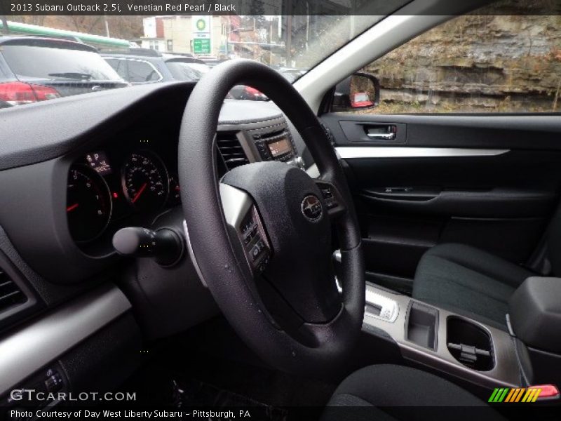 Venetian Red Pearl / Black 2013 Subaru Outback 2.5i