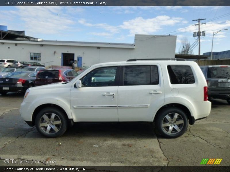  2013 Pilot Touring 4WD White Diamond Pearl