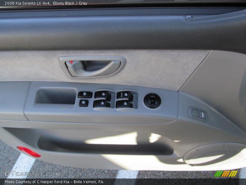 Ebony Black / Gray 2008 Kia Sorento LX 4x4