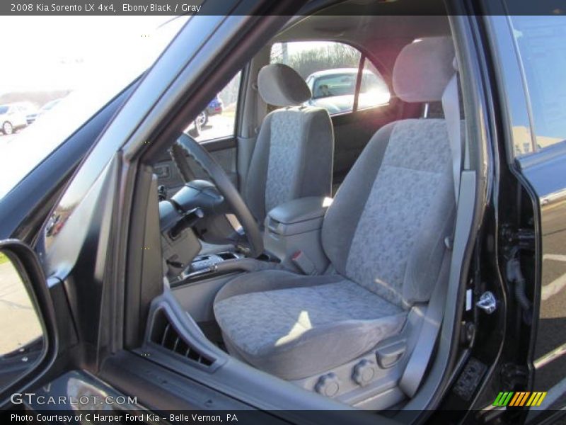 Ebony Black / Gray 2008 Kia Sorento LX 4x4