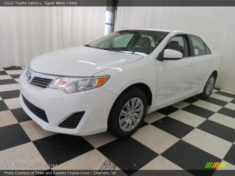 Super White / Ivory 2012 Toyota Camry L