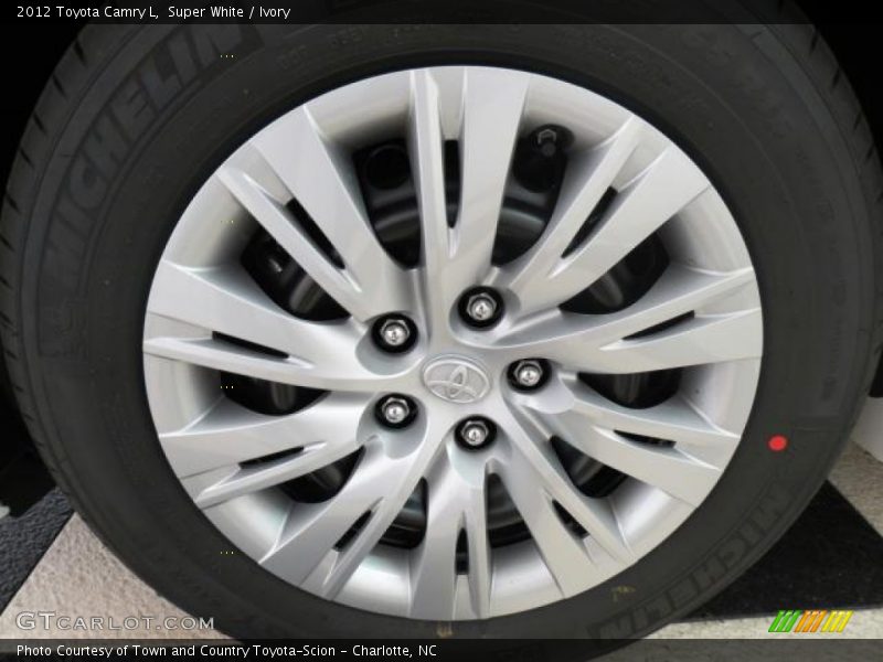Super White / Ivory 2012 Toyota Camry L