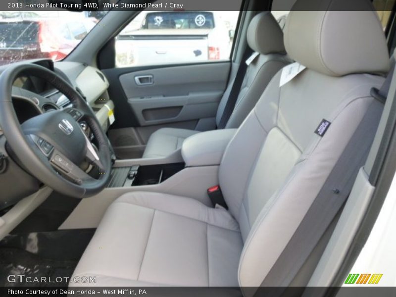 Front Seat of 2013 Pilot Touring 4WD