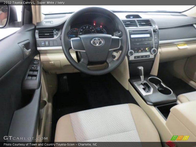 Super White / Ivory 2012 Toyota Camry L