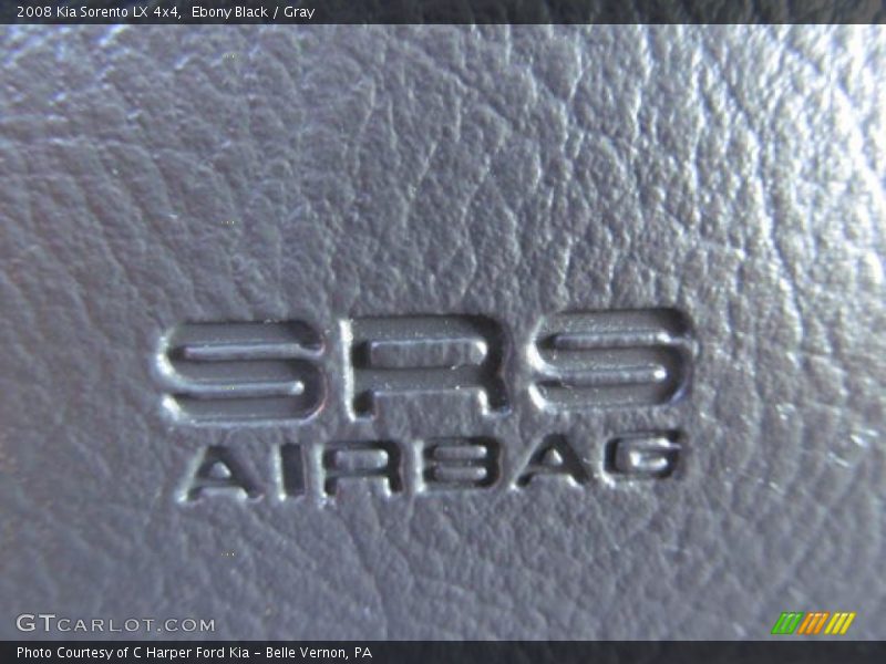 Ebony Black / Gray 2008 Kia Sorento LX 4x4
