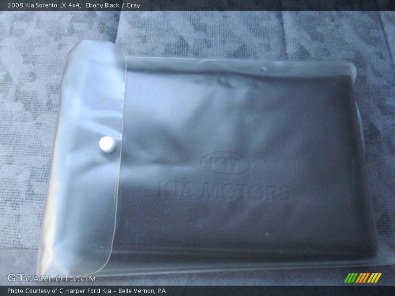 Ebony Black / Gray 2008 Kia Sorento LX 4x4