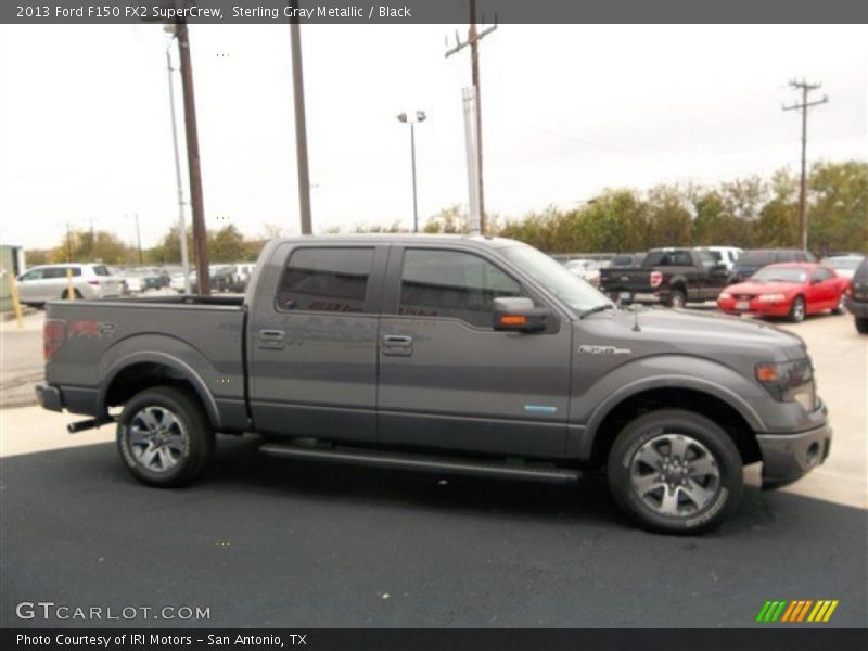 Sterling Gray Metallic / Black 2013 Ford F150 FX2 SuperCrew