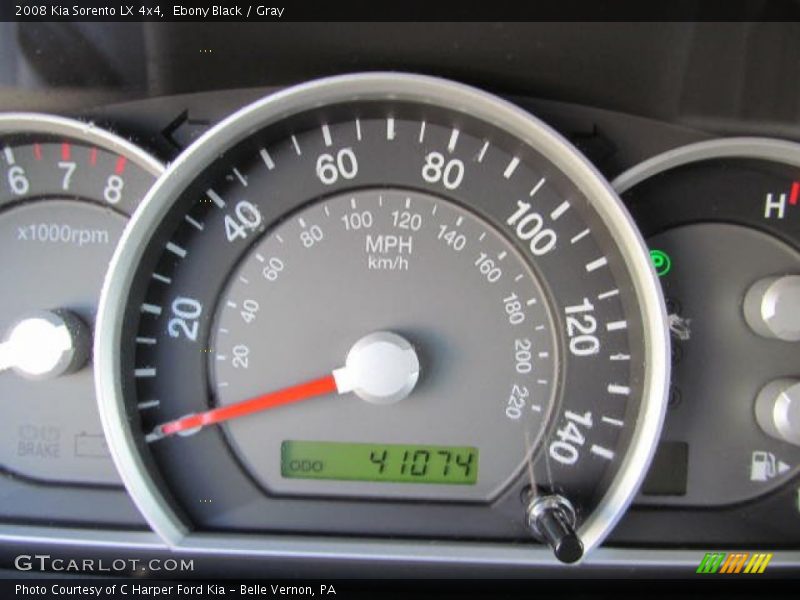 Ebony Black / Gray 2008 Kia Sorento LX 4x4