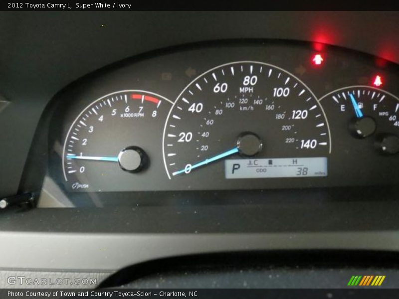 Super White / Ivory 2012 Toyota Camry L