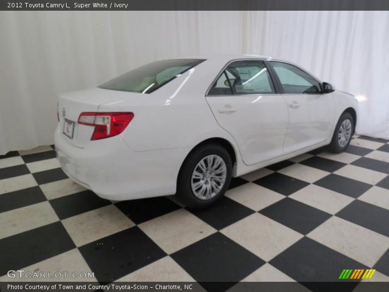 Super White / Ivory 2012 Toyota Camry L