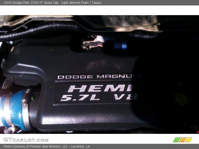 Light Almond Pearl / Taupe 2004 Dodge Ram 1500 ST Quad Cab