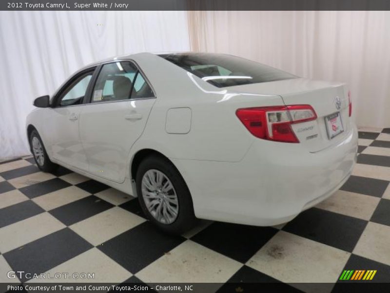 Super White / Ivory 2012 Toyota Camry L