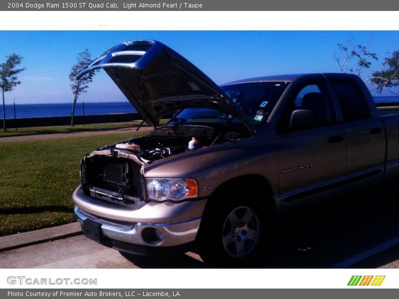 Light Almond Pearl / Taupe 2004 Dodge Ram 1500 ST Quad Cab