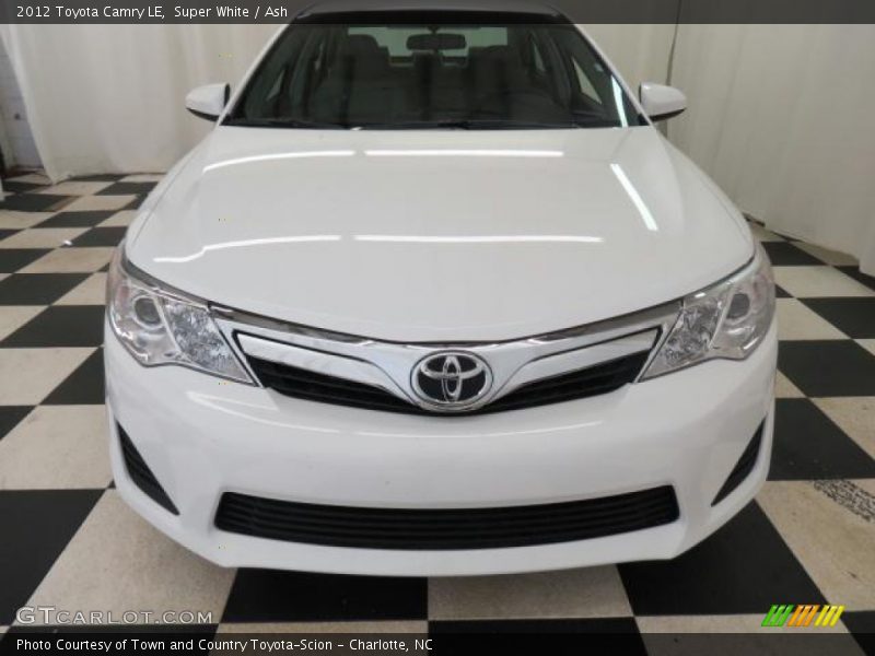 Super White / Ash 2012 Toyota Camry LE