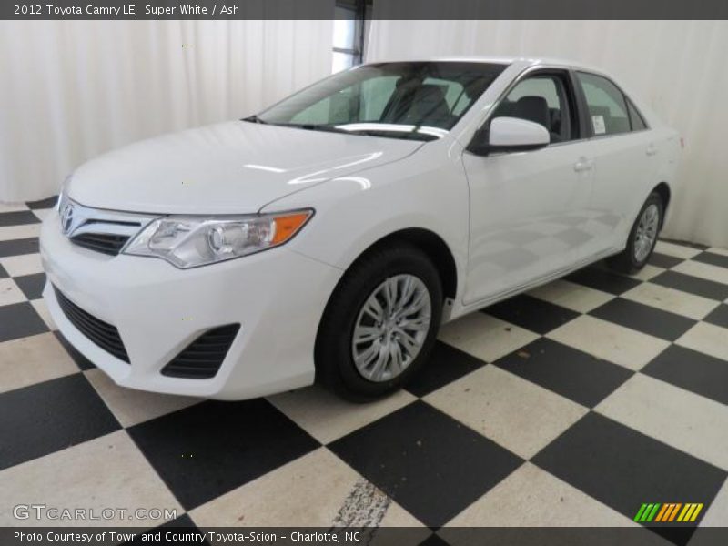 Super White / Ash 2012 Toyota Camry LE