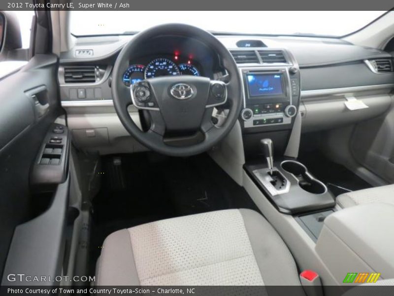 Super White / Ash 2012 Toyota Camry LE