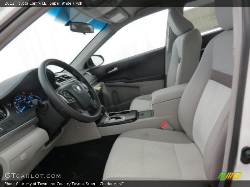Super White / Ash 2012 Toyota Camry LE