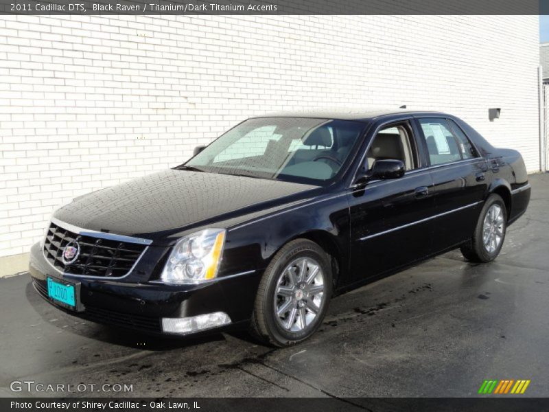 Black Raven / Titanium/Dark Titanium Accents 2011 Cadillac DTS