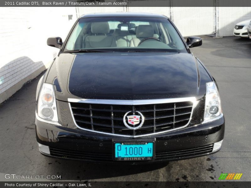 Black Raven / Titanium/Dark Titanium Accents 2011 Cadillac DTS