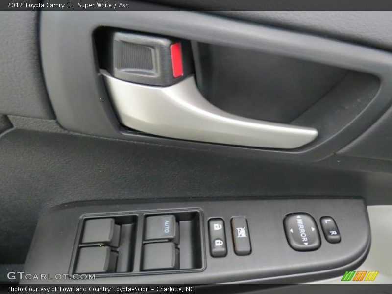 Super White / Ash 2012 Toyota Camry LE