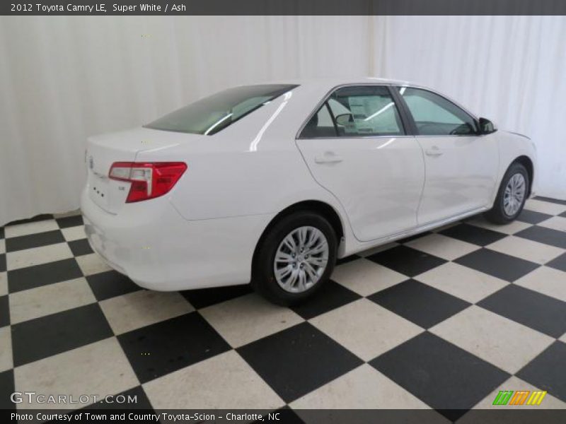 Super White / Ash 2012 Toyota Camry LE