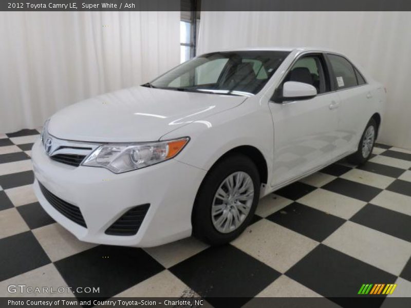 Super White / Ash 2012 Toyota Camry LE