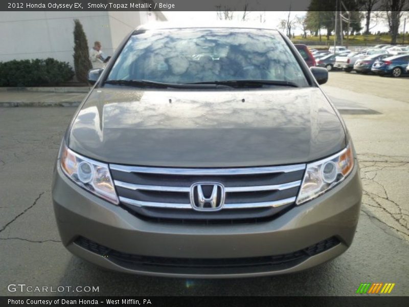 Smoky Topaz Metallic / Beige 2012 Honda Odyssey EX