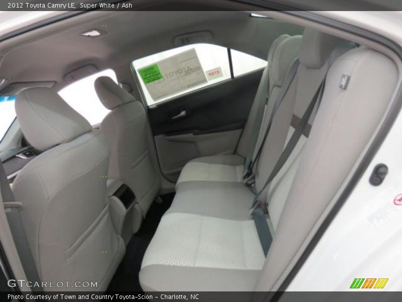 Super White / Ash 2012 Toyota Camry LE