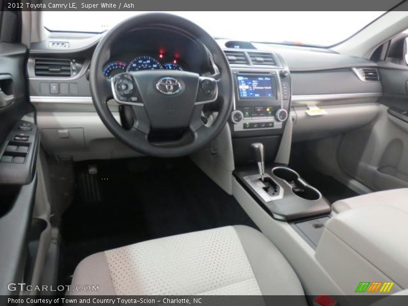Super White / Ash 2012 Toyota Camry LE