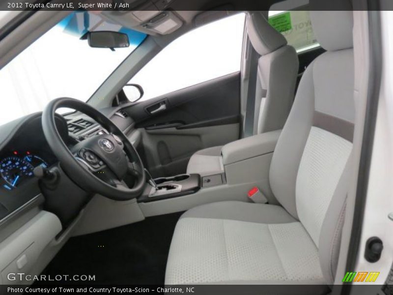Super White / Ash 2012 Toyota Camry LE