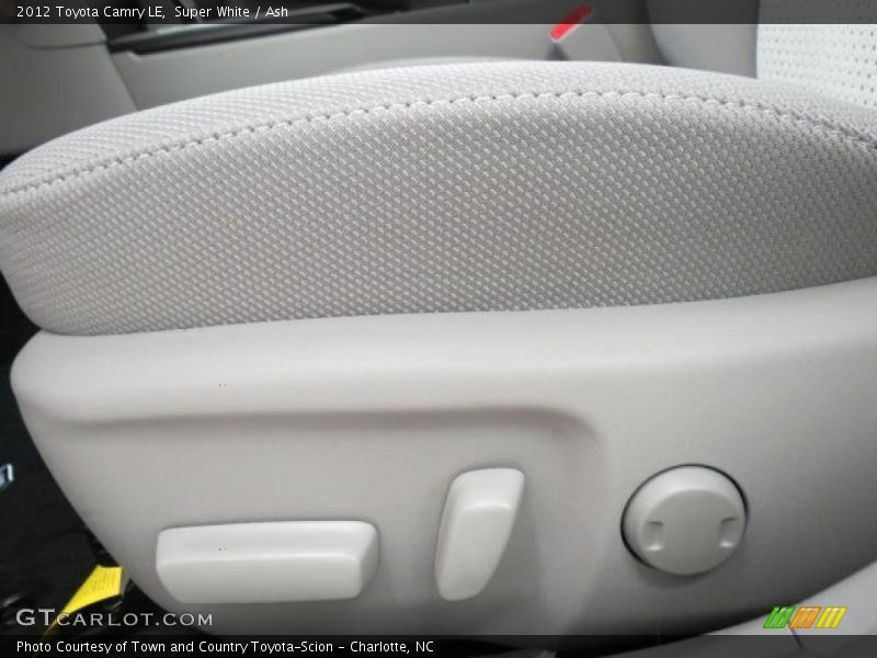 Super White / Ash 2012 Toyota Camry LE