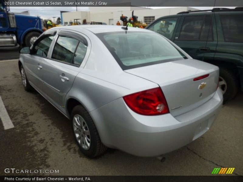 Silver Ice Metallic / Gray 2010 Chevrolet Cobalt LS Sedan