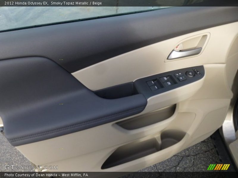 Smoky Topaz Metallic / Beige 2012 Honda Odyssey EX