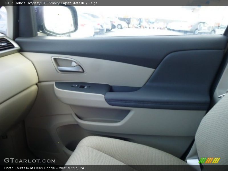 Smoky Topaz Metallic / Beige 2012 Honda Odyssey EX