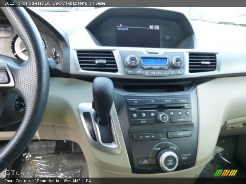 Smoky Topaz Metallic / Beige 2012 Honda Odyssey EX