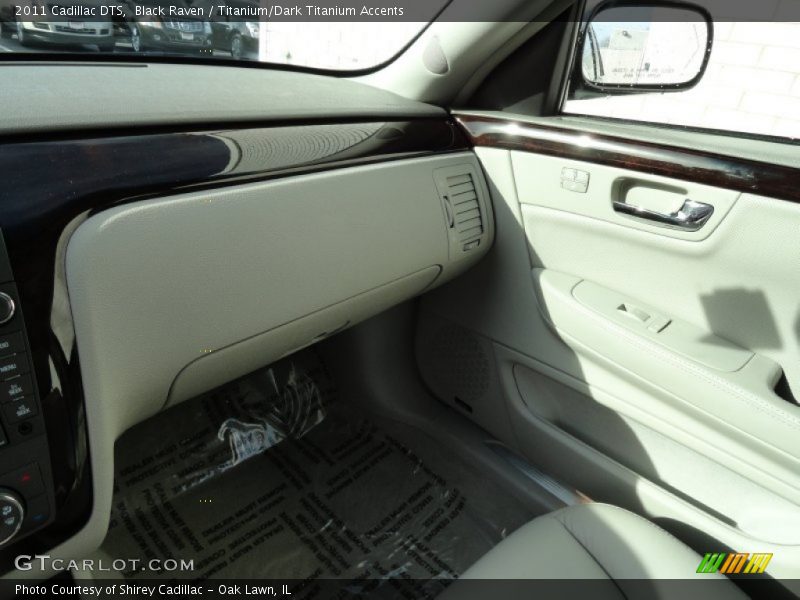 Black Raven / Titanium/Dark Titanium Accents 2011 Cadillac DTS