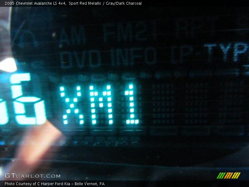 Sport Red Metallic / Gray/Dark Charcoal 2005 Chevrolet Avalanche LS 4x4