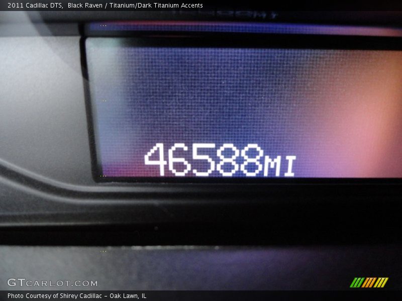 Black Raven / Titanium/Dark Titanium Accents 2011 Cadillac DTS
