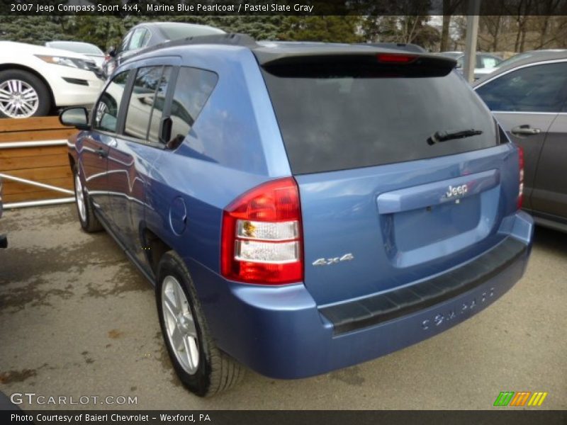 Marine Blue Pearlcoat / Pastel Slate Gray 2007 Jeep Compass Sport 4x4