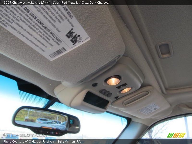 Sport Red Metallic / Gray/Dark Charcoal 2005 Chevrolet Avalanche LS 4x4