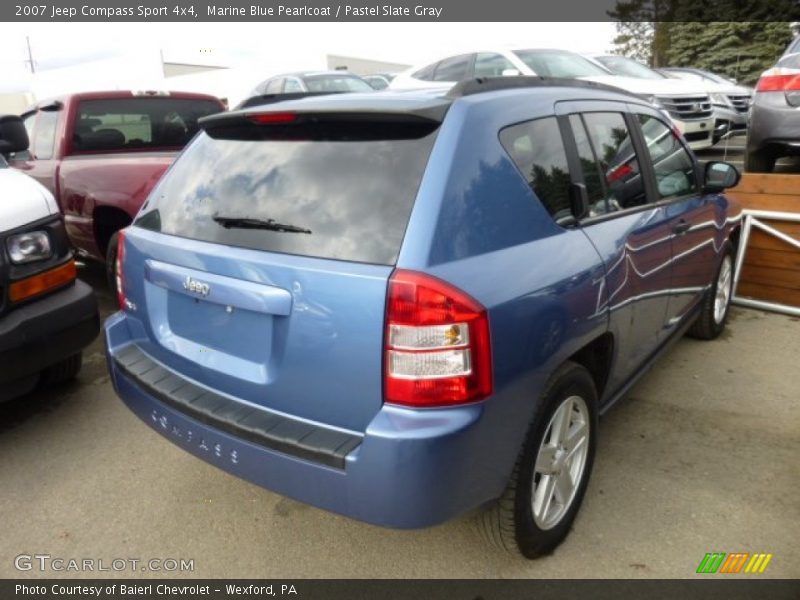 Marine Blue Pearlcoat / Pastel Slate Gray 2007 Jeep Compass Sport 4x4