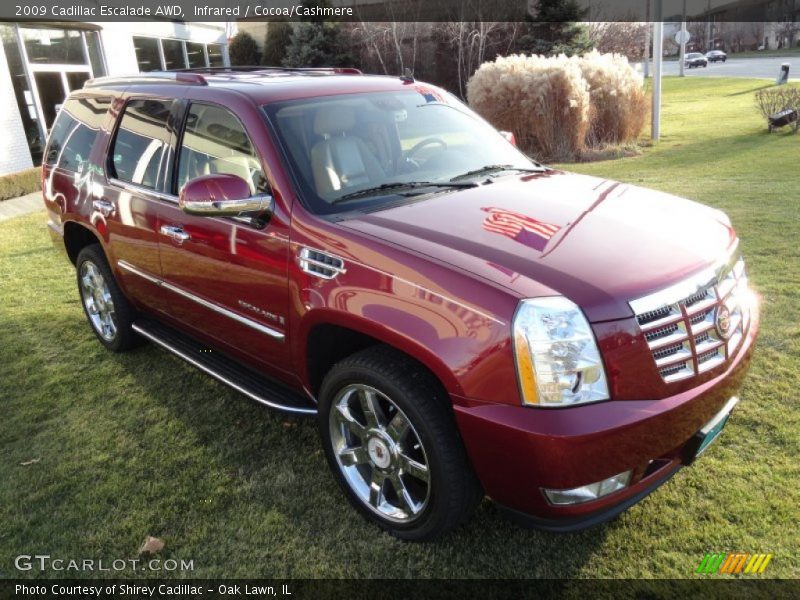 Infrared / Cocoa/Cashmere 2009 Cadillac Escalade AWD