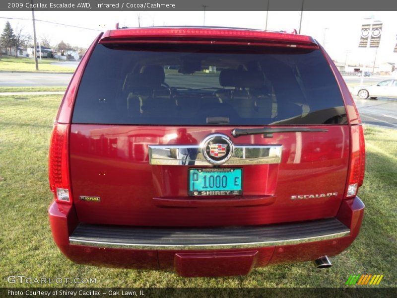 Infrared / Cocoa/Cashmere 2009 Cadillac Escalade AWD