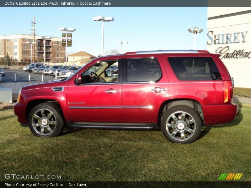 Infrared / Cocoa/Cashmere 2009 Cadillac Escalade AWD
