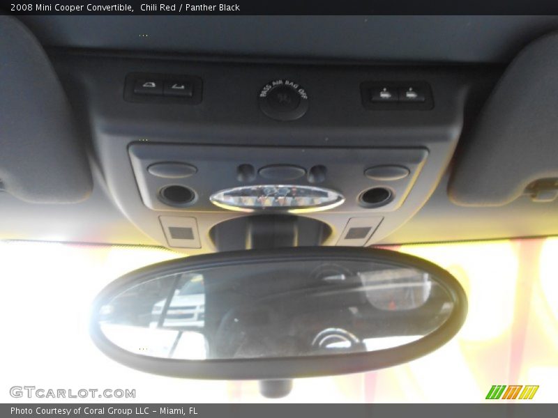 Chili Red / Panther Black 2008 Mini Cooper Convertible