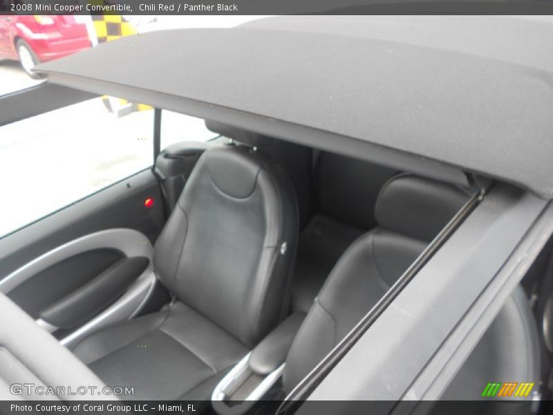 Chili Red / Panther Black 2008 Mini Cooper Convertible