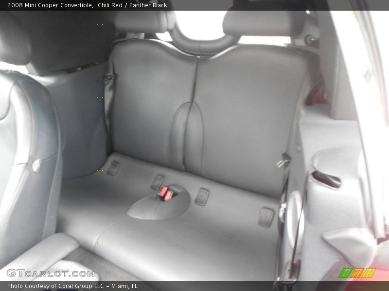 Chili Red / Panther Black 2008 Mini Cooper Convertible